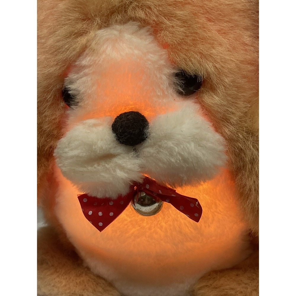 VTG Rare ITI. U.S.A 1983 Goodnite Lite Puppy Dog Stuffed Animal Night Light - Picture 8 of 16